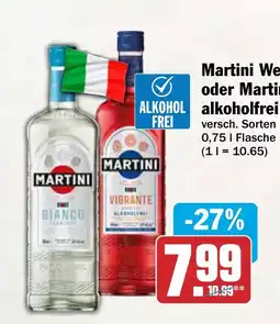 AEZ Martini Weiß oder Martini alkoholfrei Angebot