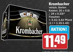 AEZ Krombacher Angebot