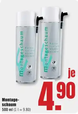 B1 Discount Baumarkt Montageschaum Angebot
