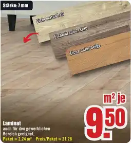B1 Discount Baumarkt Laminat Angebot
