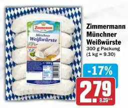 AEZ Zimmermann Münchner Weißwürste Angebot