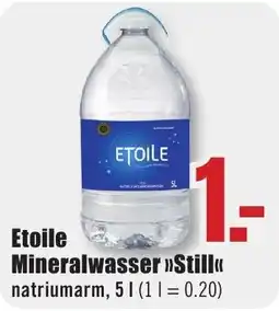 B1 Discount Baumarkt Etoile Mineralwasser »Still« Angebot