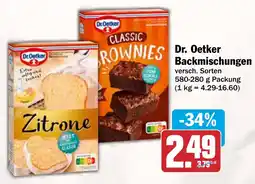 AEZ Dr. Oetker Backmischungen Angebot