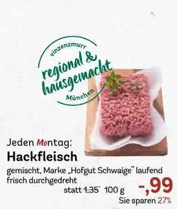 AEZ Hackfleisch gemischt, Marke „Hofgut Schwaige“ Angebot