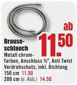B1 Discount Baumarkt Brauseschlauch Angebot