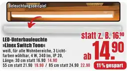 B1 Discount Baumarkt LED-Unterbauleuchte »Linex Switch Tone« Angebot