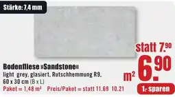 B1 Discount Baumarkt Bodenfliese »Sandstone« Angebot