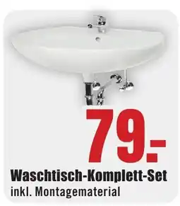 B1 Discount Baumarkt Waschtisch-Komplett-Set Angebot