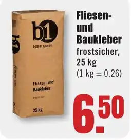 B1 Discount Baumarkt Fliesen- und Baukleber Angebot
