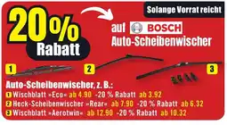 B1 Discount Baumarkt BOSCH Auto-Scheibenwischer Angebot
