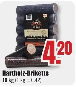 B1 Discount Baumarkt Hartholz-Briketts Angebot