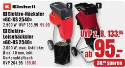 B1 Discount Baumarkt Einhell Elektro-Häcksler GC-KS 2540 Angebot
