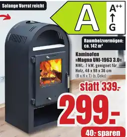 B1 Discount Baumarkt Kaminofen »Magna UNI-1963 3.0« Angebot