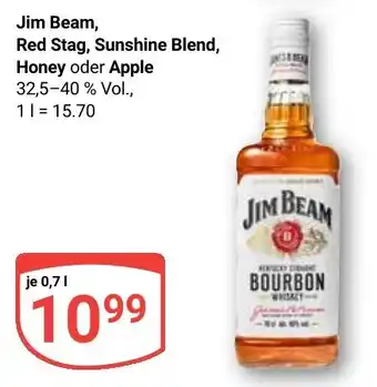 Globus Jim Beam Red Stag Sunshine Blend Angebot