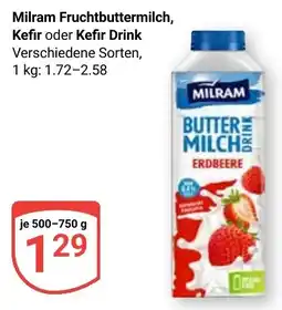 Globus Milram Fruchtbuttermilch Angebot
