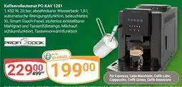 Globus Kaffeevollautomat PC-KAV 1281 Angebot