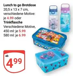Globus Lunch to go Brotdose Angebot