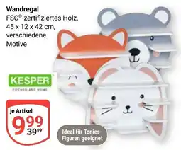 Globus Wandregal KESPER Angebot
