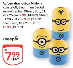 Globus Aufbewahrungsbox Minions keeper Angebot