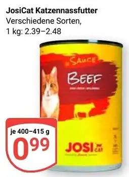 Globus JosiCat Katzen Nassfutter Angebot