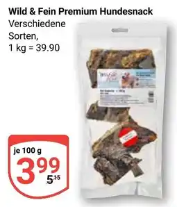 Globus Wild & Fein Premium Hundesnack Angebot