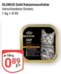 Globus GLOBUS Gold Katzen Nassfutter Angebot