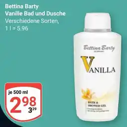 Globus Bettina Barty Vanille Bad und Dusche Angebot