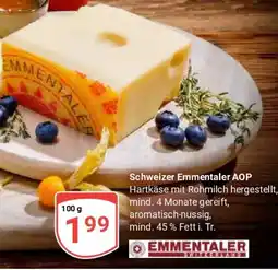 Globus Schweizer Emmentaler AOP Angebot