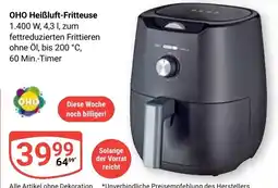 Globus OHO Heißluft-Fritteuse Angebot