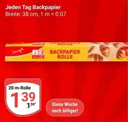 Globus Jeden Tag Backpapier Angebot