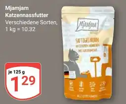 Globus Mjamjam Katzen Nassfutter Angebot