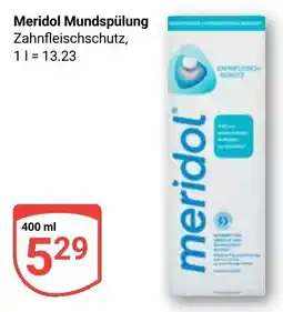 Globus Meridol Mundspülung Zahnfleischschutz Angebot