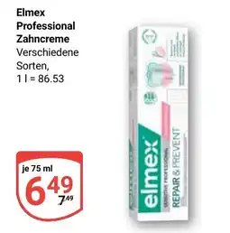Globus Elmex Professional Zahncreme Angebot