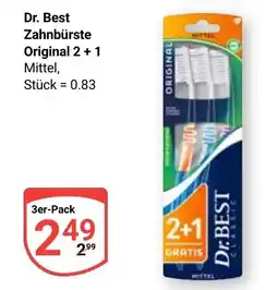 Globus Dr. Best Zahnbrüste Original Angebot