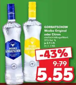 Kaufland Wodka Gorbatschow Angebot