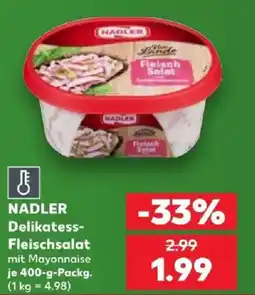 Kaufland NADLER Delikatess-Fleischsalat Angebot
