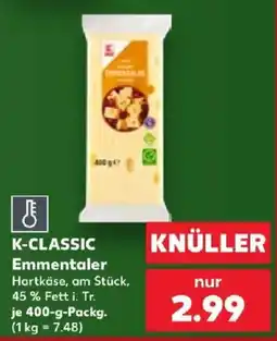 Kaufland K-CLASSIC Emmentaler Angebot