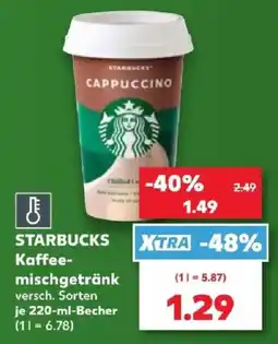 Kaufland STARBUCKS Kaffee-mischgetränk Angebot