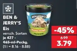 Kaufland BEN & JERRY'S Eis Angebot