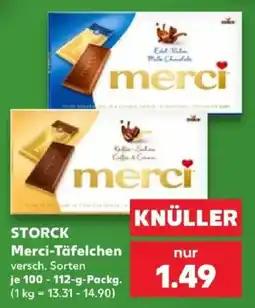 Kaufland Merci-Täfelchen Angebot