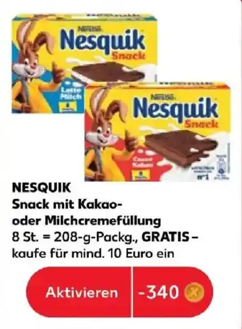 Kaufland NESQUIK Snack Angebot