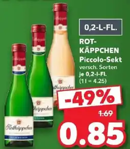 Kaufland Rotkäppchen Piccolo-Sekt Angebot