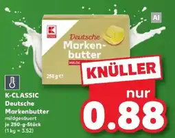 Kaufland K-CLASSIC Deutsche Markenbutter Angebot
