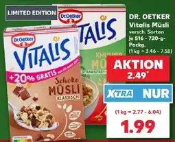 Kaufland Dr. Oetker Vitalis Müsli Schoko Klassisch Angebot