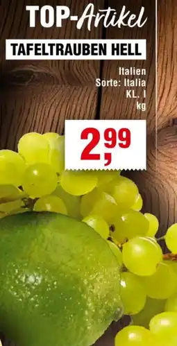 Handelshof Tafeltrauben hell Angebot