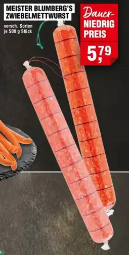 Handelshof MEISTER BLUMBERG'S ZWIEBELMETTWURST Angebot