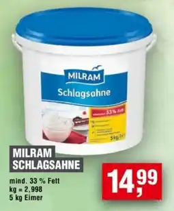 Handelshof MILRAM Schlagsahne Angebot