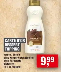 Handelshof CARTE D'OR CHOCOLATE DESSERT TOPPING Angebot