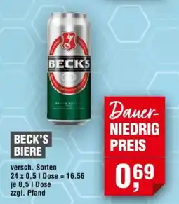 Handelshof BECK'S BIERE Angebot