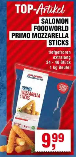 Handelshof SALOMON FOODWORLD PRIMO MOZZARELLA STICKS Angebot